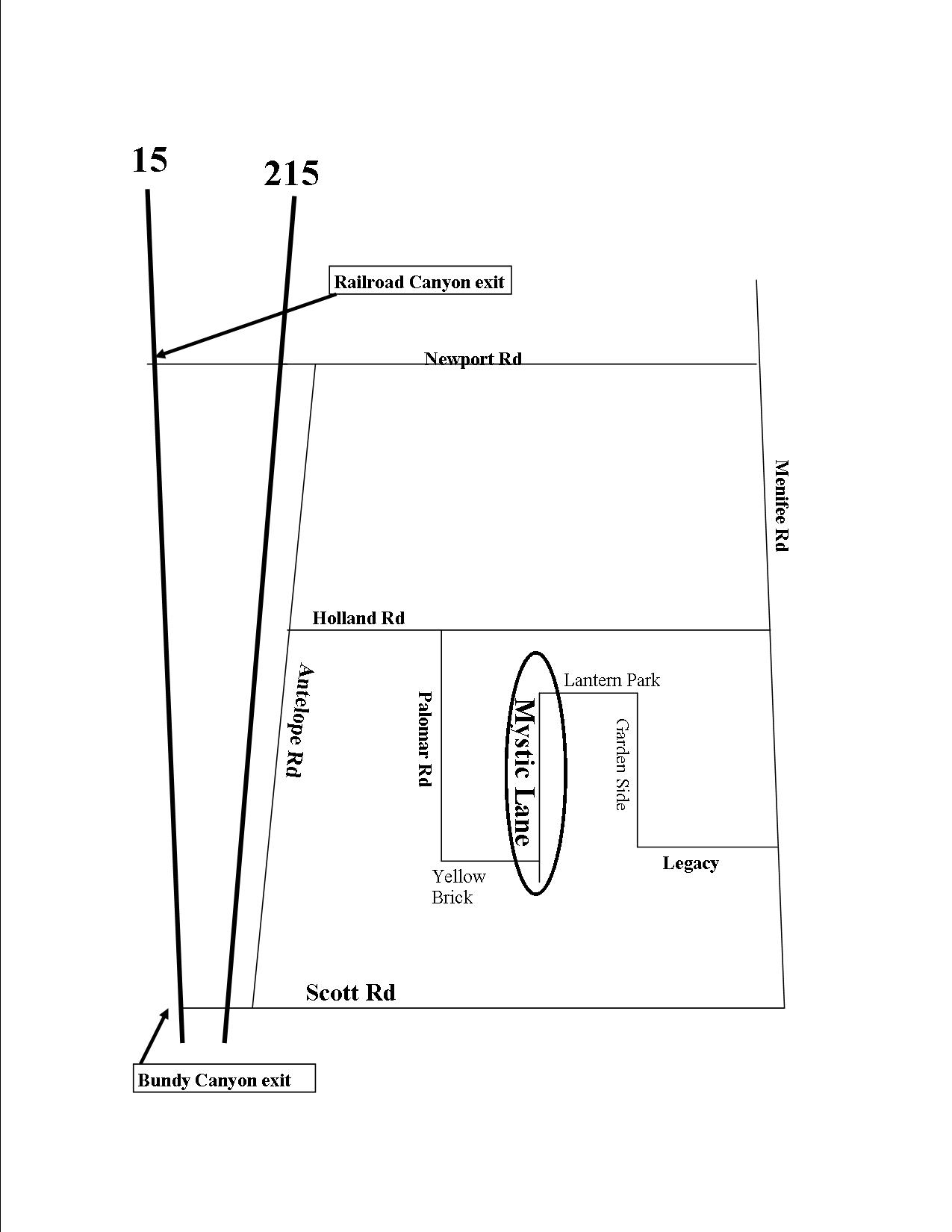 Map & Directions to Mystic Lane